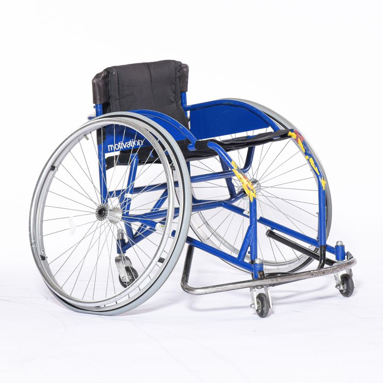 Apuvälineen Koripallopyörätuoli Multisport Motivation Sininen kuva